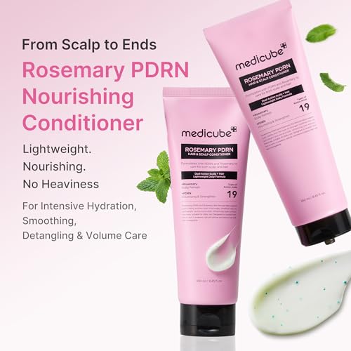 medicube Rosemary PDRN Korean Hair Care Set - Shampoo, Conditioner & Serum