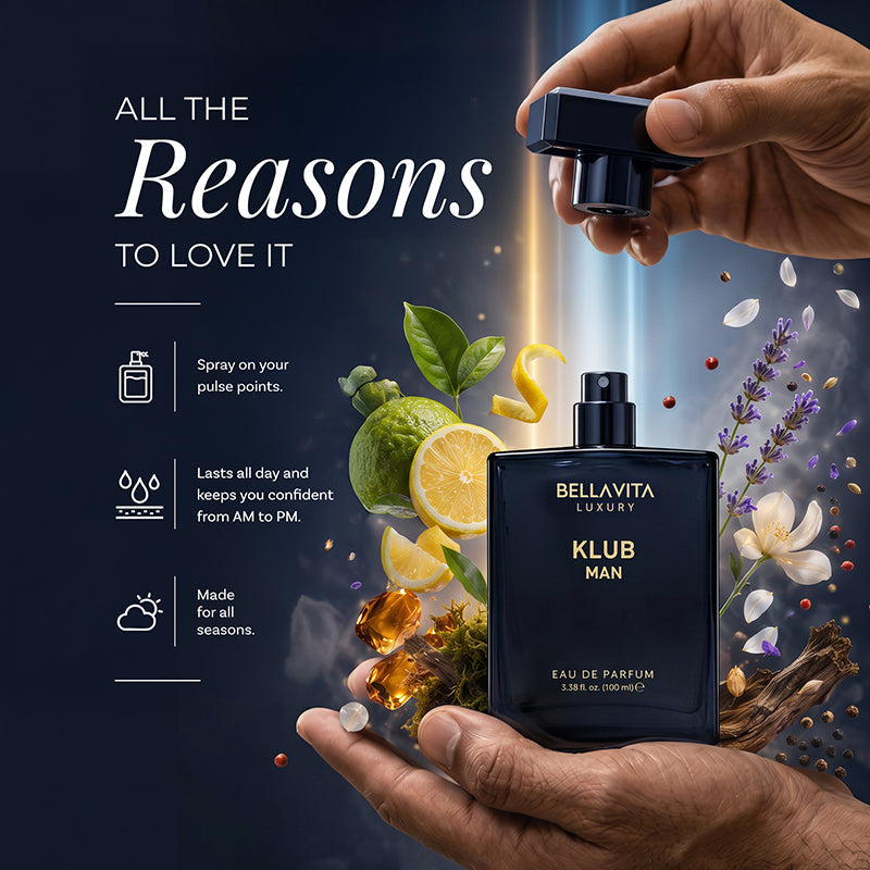 KLUB Man Perfume - 3.4 fl oz